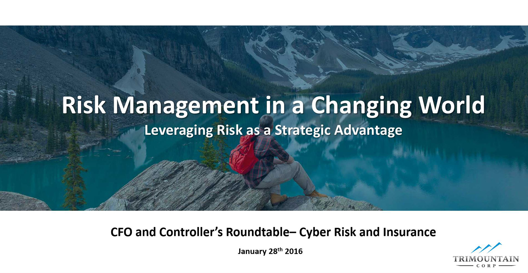 Risk Management in a Changing World